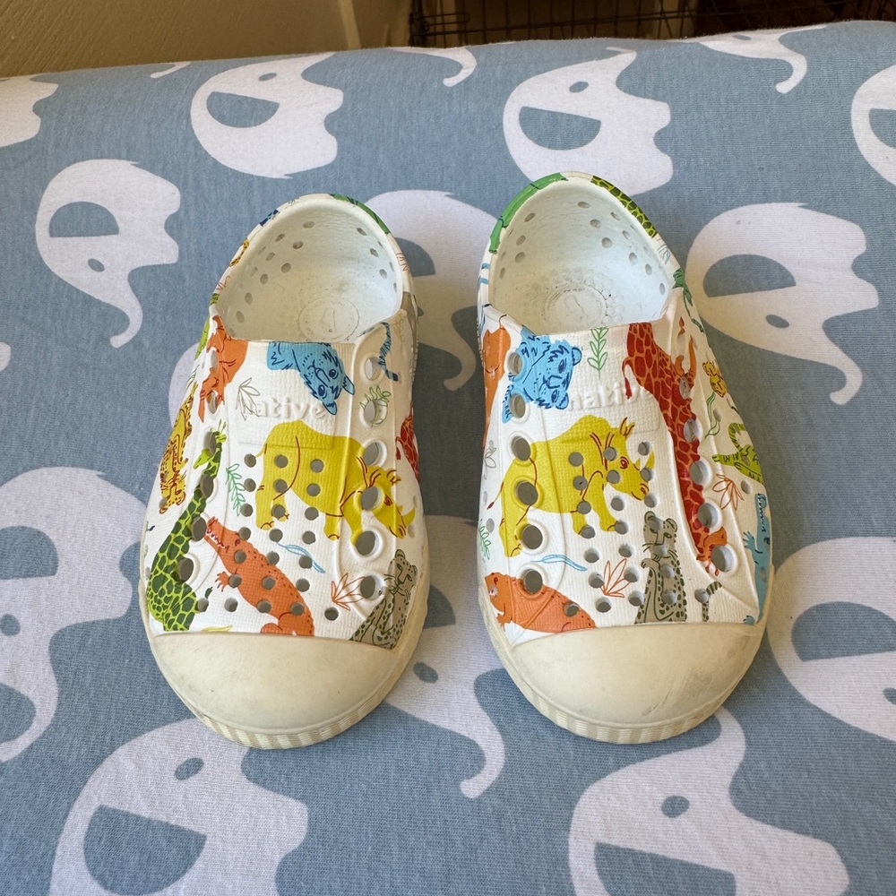 Super cute Natives C4 Colorful Animal Print Kids Shoes